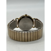 Countdown by Helbros Base Metal Bezel Stainless Steel Ladies Gold Tone Watch