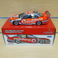 Classic Carlectables 1:18 2008 Jamie Whincup Vodafone BF Falcon Collectable Car