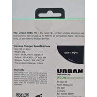 Urban Disc 15W Fast Wireless Qi Charging Pad