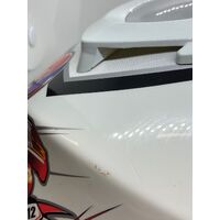 RXT Racer II 2013 White Gunmetal Antman Design Large Helmet (Pre-Owned)