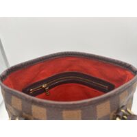 Louis Vuitton 2007 Damier Ebène Marais Shoulder Bag Leather Brown N42240