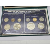 Philippine Coins and Stamp Collection 1967-1975 Rare Historic Album Set