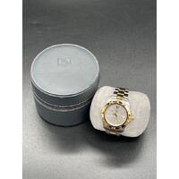 Mens Tag Heuer Aquaracer WAF1120 Stainless Steel & Gold Watch