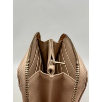 Urban Status Women’s Beige Zip-Around Leather Wallet Pouch