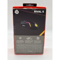 SteelSeries Rival 5 Wired Gaming Mouse Matte Black 