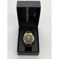 Citizen Black Dial Gold Tone Men’s Chronograph Watch (Pre-owned)