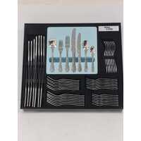 Alex Liddy Aquis 56 Piece Stainless Steel Cutlery Set