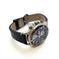 M Ja MCCabe JM-1038 Gravel Grey Mens Quartz Watch Leather Band (Pre-owned)