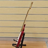 Casino Custom Series Red Strat Style Electric Guitar Missing Whammy Bar