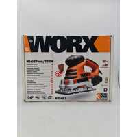 Worx WX640.1 90x187mm 220W Corded Sander with Accessories 