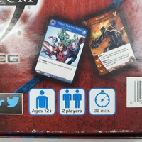 Upper Deck VS System 2PCG The Marvel Battles Card Game + Extra Cards