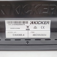 Kicker CXA360.4 4-Channel Car Amplifier 360W RMS Class A/B Stereo Amp