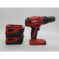 Hilti SF 6H-A22 22V Hammer Drill Driver with 2 x 5.2Ah Batteries Charger & Case