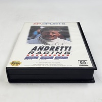 Mario Andretti Racing Sega Genesis Game With Manual Tested EA Sports 1994 NTSC-U/C