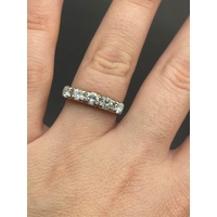 Ladies 18ct Yellow Gold Diamond Ring
