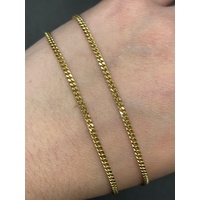 Unisex 18ct Yellow Gold Curb Link Necklace