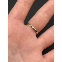Ladies 9ct Yellow Gold Red Gemstone & Diamond Ring