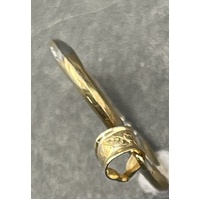 Ladies 9ct Two Tone Gold Heart Pendant