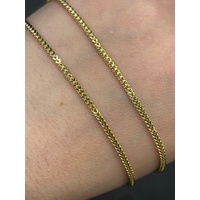 Unisex 18ct Yellow Gold Palma Link Necklace
