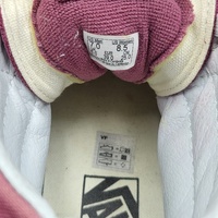 Vans Sk8-Hi High Top Skate Shoes Mens US 7 Womens 8.5 Burgundy White