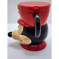 Disney on Ice Vintage Mickey Mouse Face Mug with Flip Cover