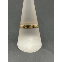 Unisex 18ct Yellow Gold Plain Band Ring