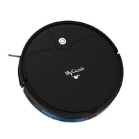 MyGenie ZX3000 Robotic Vacuum Mop One Pass Cleaning HEPA Gyroscopic Black