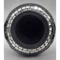 Mirror Tile Mosaic Vases 3 Piece Set 32cm 26cm 22cm