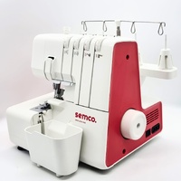 Semco Sewlock 42D Overlocker White 2 Needle 2-3-4 Thread Capability