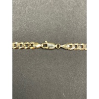 Unisex 9ct Yellow Gold Curb Link Necklace