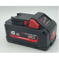 Milwaukee M18 HB6 6.0Ah Redlithium-Ion M18 High Output Battery Pack