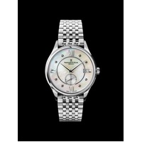 Bernhard H. Mayer Mother of Pearl Diamond Stainless Steel Muses Ladies Watch