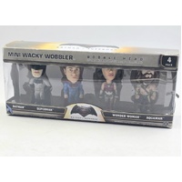 Funko Mini Wacky Wobbler Batman v Superman 4 Pack Bobble Heads DC Comics