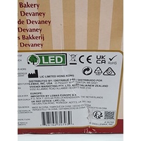 Lemax Christmas Village Devaneys Bakery Porcelain Lighted Building
