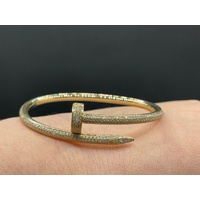 Genuine Cartier Ladies 18ct Yellow Gold Diamond Oval Bangle