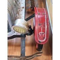 Vintage Childs Pedal Car Pressed Metal 100cm x 55cm x 55cm