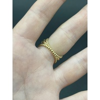 Ladies 18ct Yellow Gold 4 Clover Ring