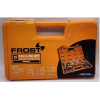 Frost 40 Piece Imperial Tap and Die Set Coarse and Fine Pitch