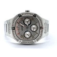 Guess Duchess Ladies Silver Crystal Dial Stainless Steel Quartz Watch GW0558L1