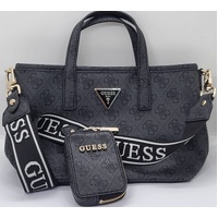 Guess Latona Mini Tote Bag with Mini Bag and Pouch
