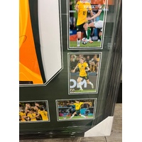 Matildas 2023 World Cup Signed Framed Squad Jersey with Football Australia COA