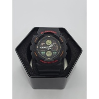 Casio G-Shock GA-140 Analog Digital Black Resin Strap Watch For Men