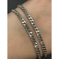 Unisex 925 Sterling Silver Curb Link Necklace