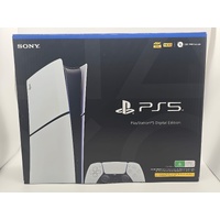 Sony PlayStation 5 Slim 1TB Digital Edition Console White with Controller Leads
