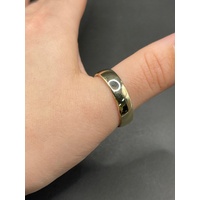 Unisex 9ct Yellow Gold Plain Band Ring