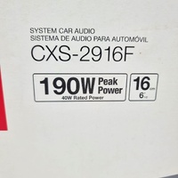 Sony Xplod CXS-2916F Car Stereo with AUX CD FM 190W Peak 40W RMS Speakers
