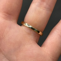 Ladies 9ct Yellow Gold Pink Gemstone Ring