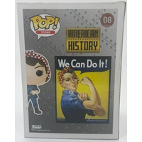 Funko Pop Rosie The Riveter 08 Special Edition Icons Vinyl Figure Rare