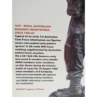 Naked Army 1ATF Infantryman Bronze Figurine 1965-66 Limited Edition 130/2000