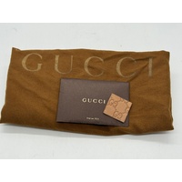 Gucci Guccissima Icon Tote Brown Leather Large Shoulder Bag Authentic